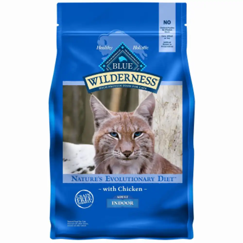 wilderness indoor dry cat food, chicken recipe, 5 lbs.