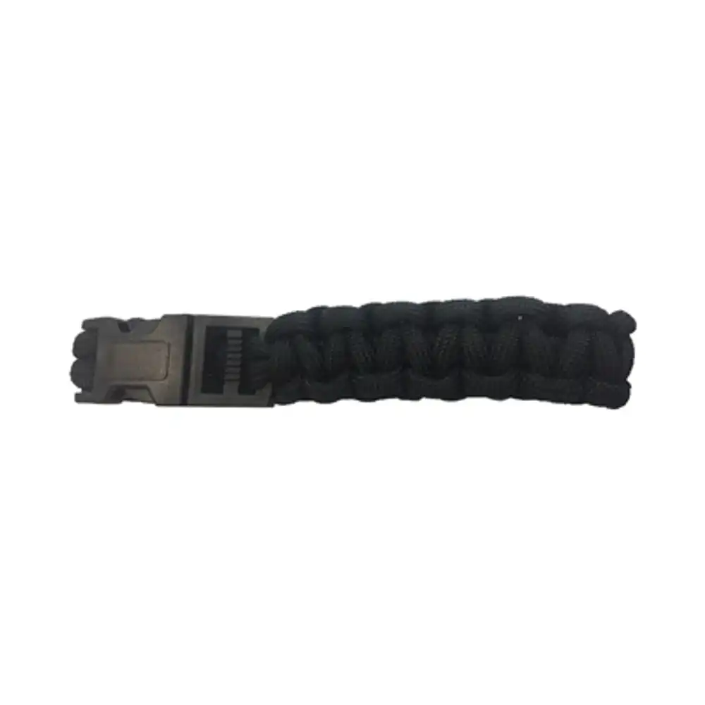paracord 550 nylon bracelet, black