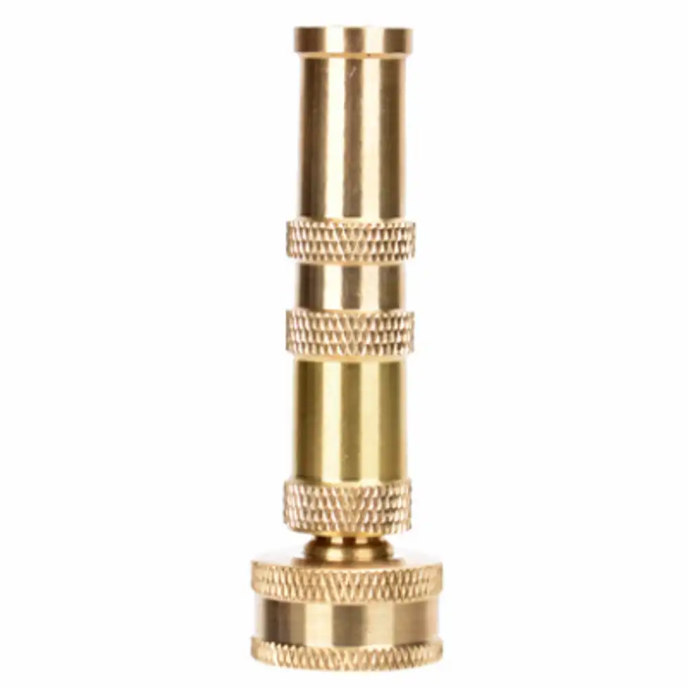 brass twist hose nozzle, 4 in.