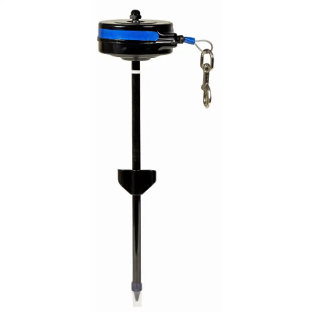 retractable dog tie-out with stake, 25-80 lb. dogs