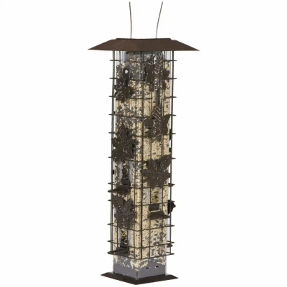 squirrel-be-gone wild bird feeder, 6 ports, holds 2 lbs.