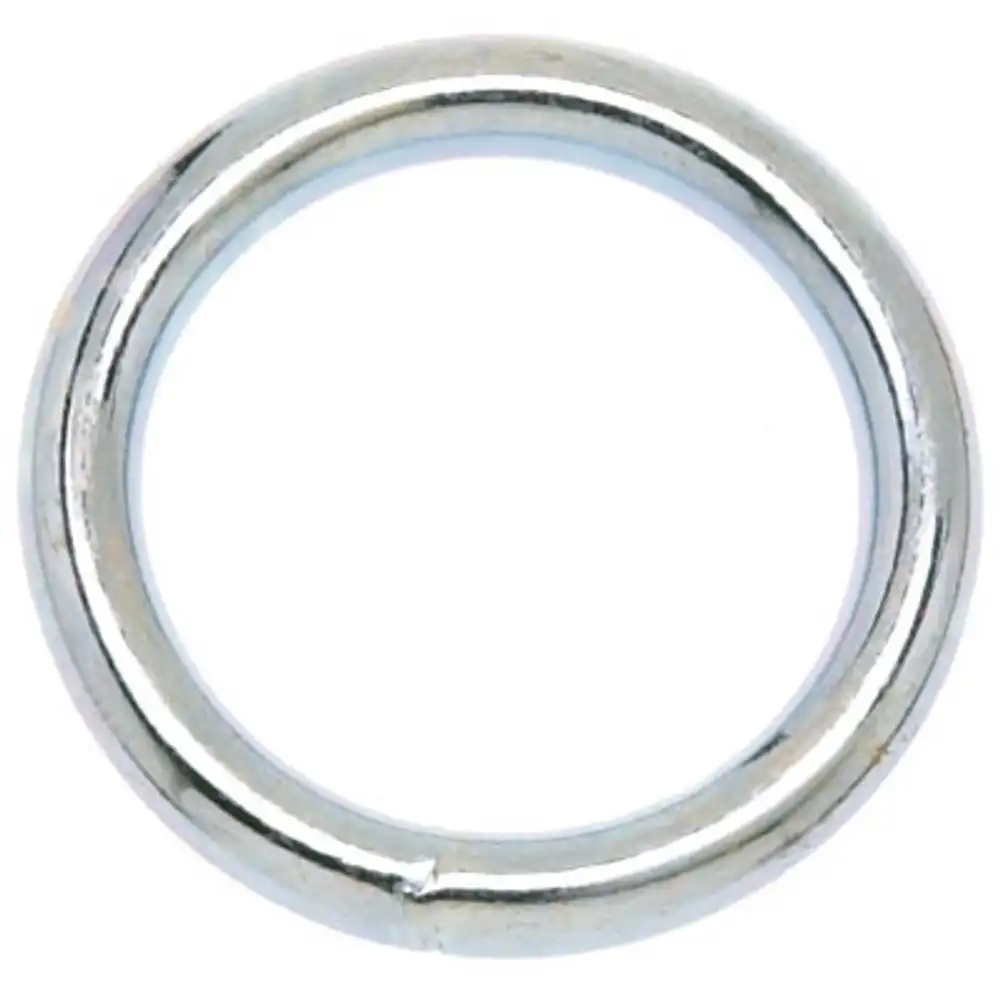 welded ring, zinc finish, #2, 2.5-in.