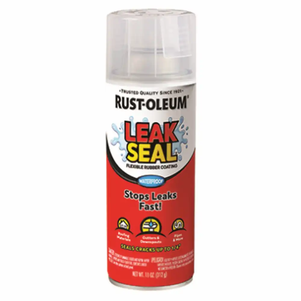 leakseal spray coating, clear, 12-oz.