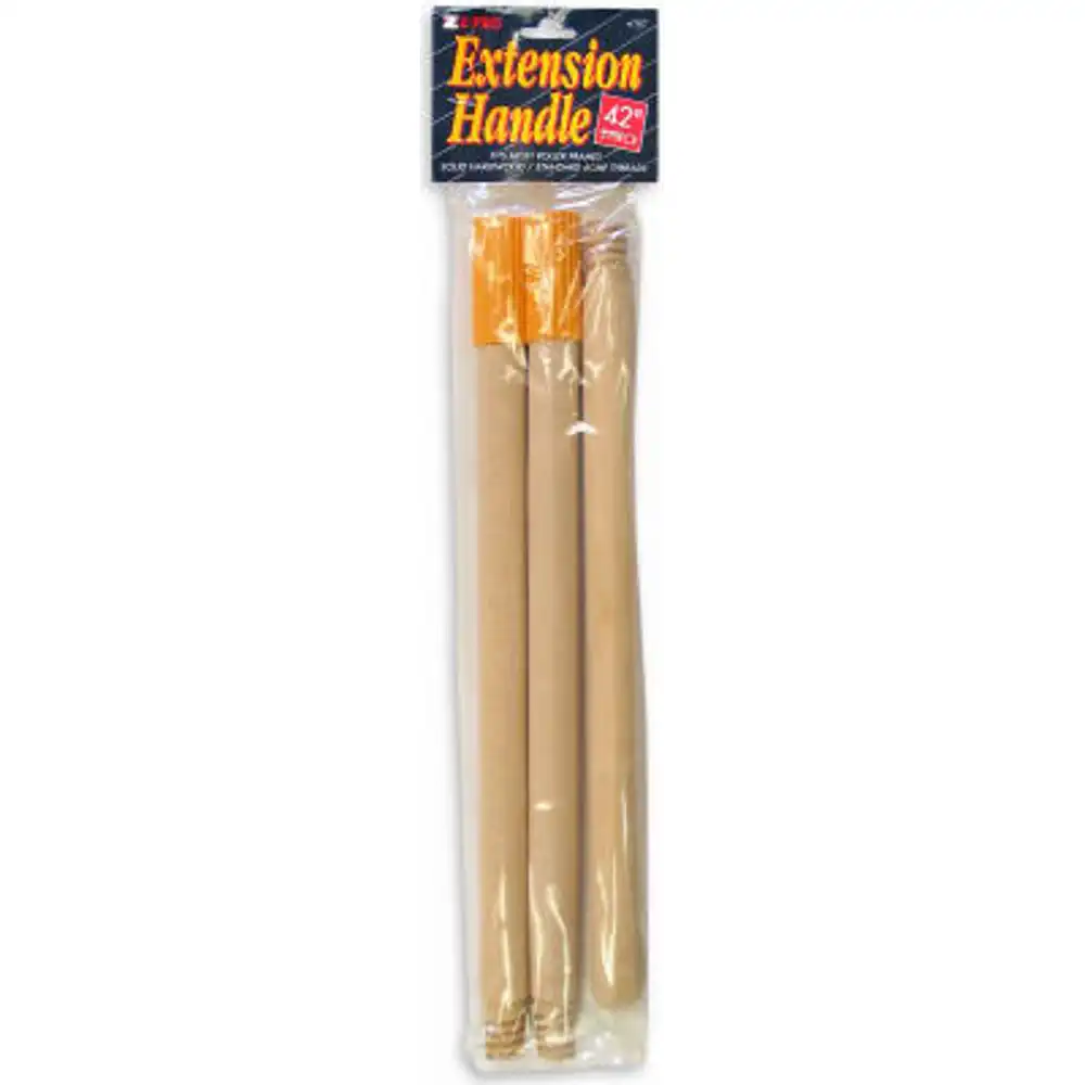3-pc. wood extension pole, 42 in.