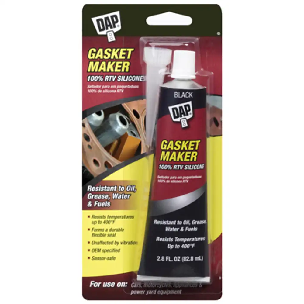 gasket sealant, silicone rubber, 2.8-oz.