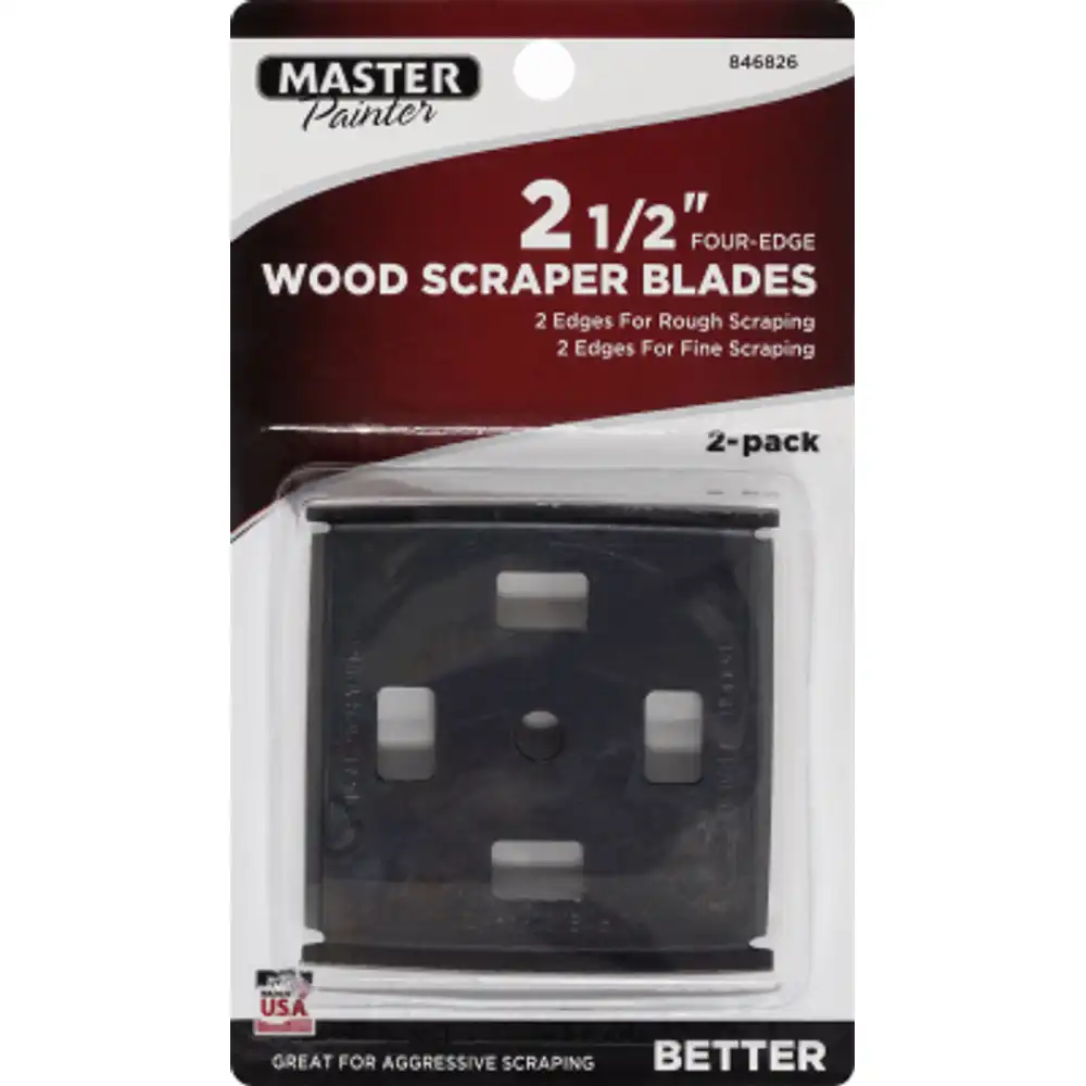 4-edge scraper blades, 2-1/2-in., 2-pk.