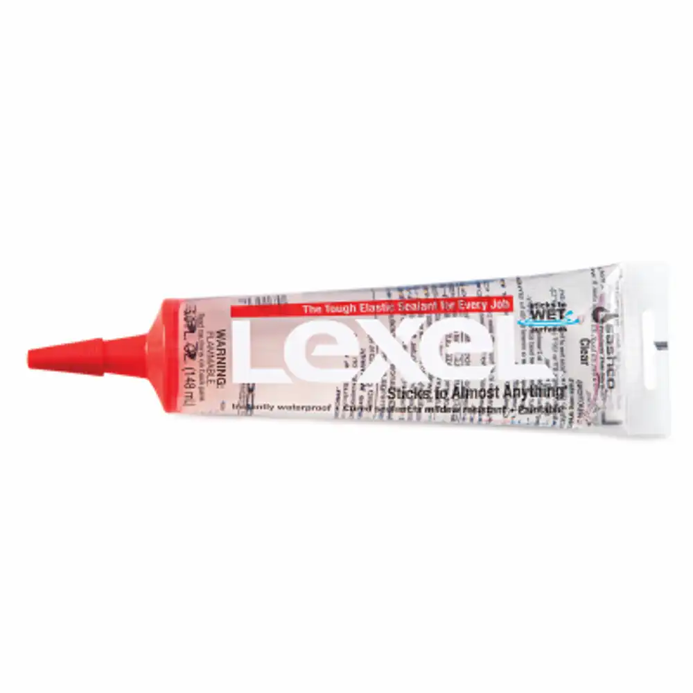 squeeze tube clear caulk, 5-oz.
