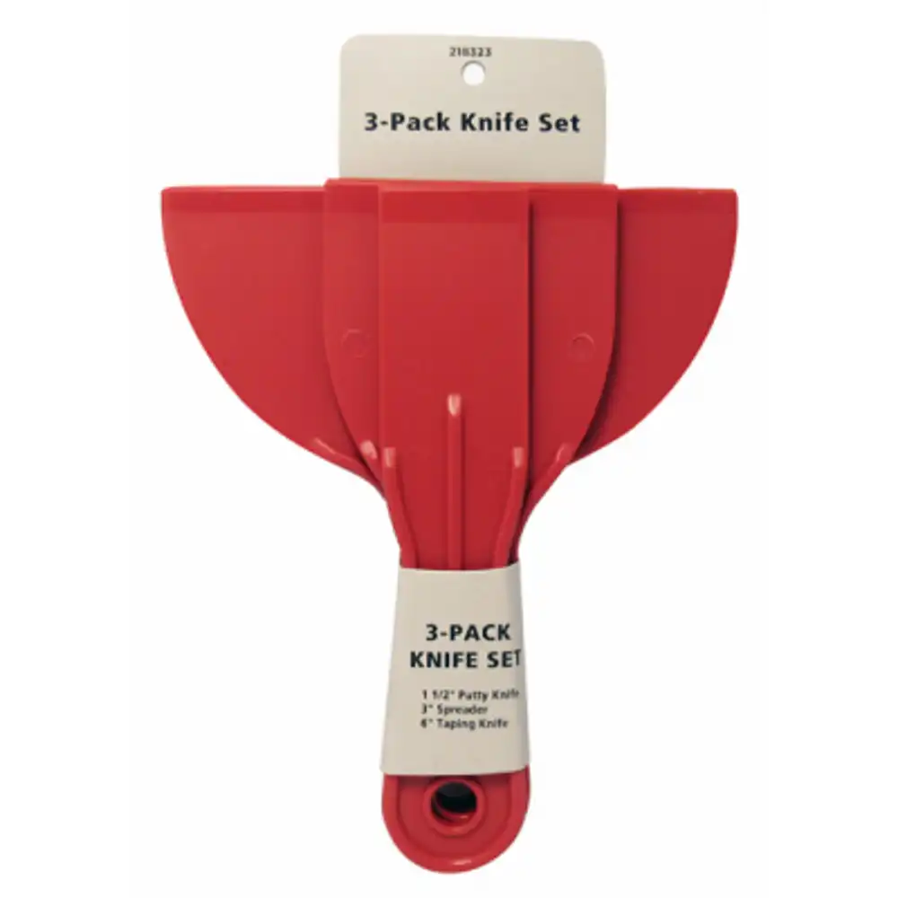 plastic putty knife, 3-pk.
