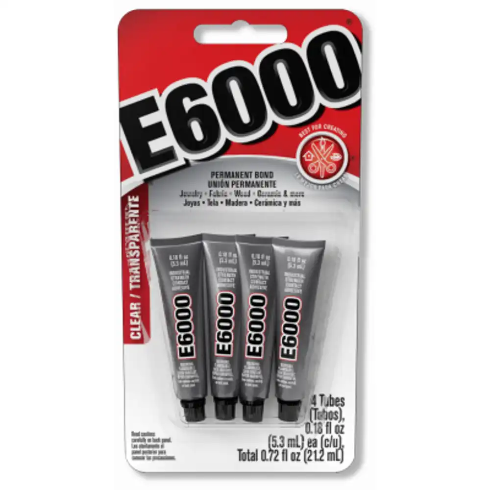 industrial strength craft adhesive, clear, 0.18 oz., 4-pk.