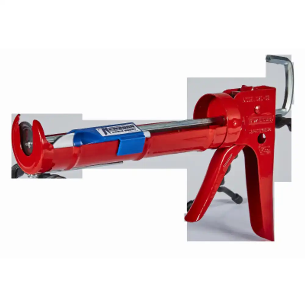 caulk gun, red, 1/10-gallon