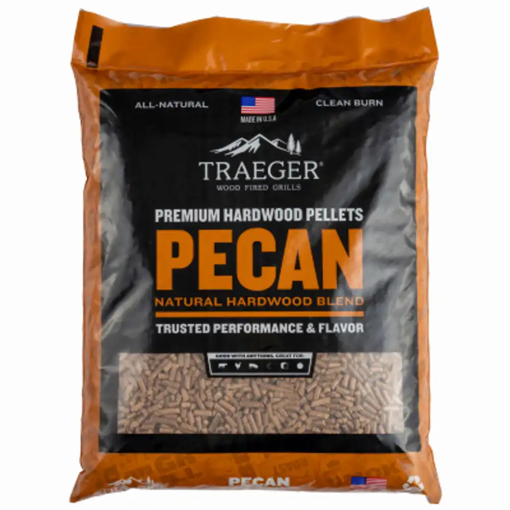 barbeque pellets, pecan hardwood, 20 lb. bag