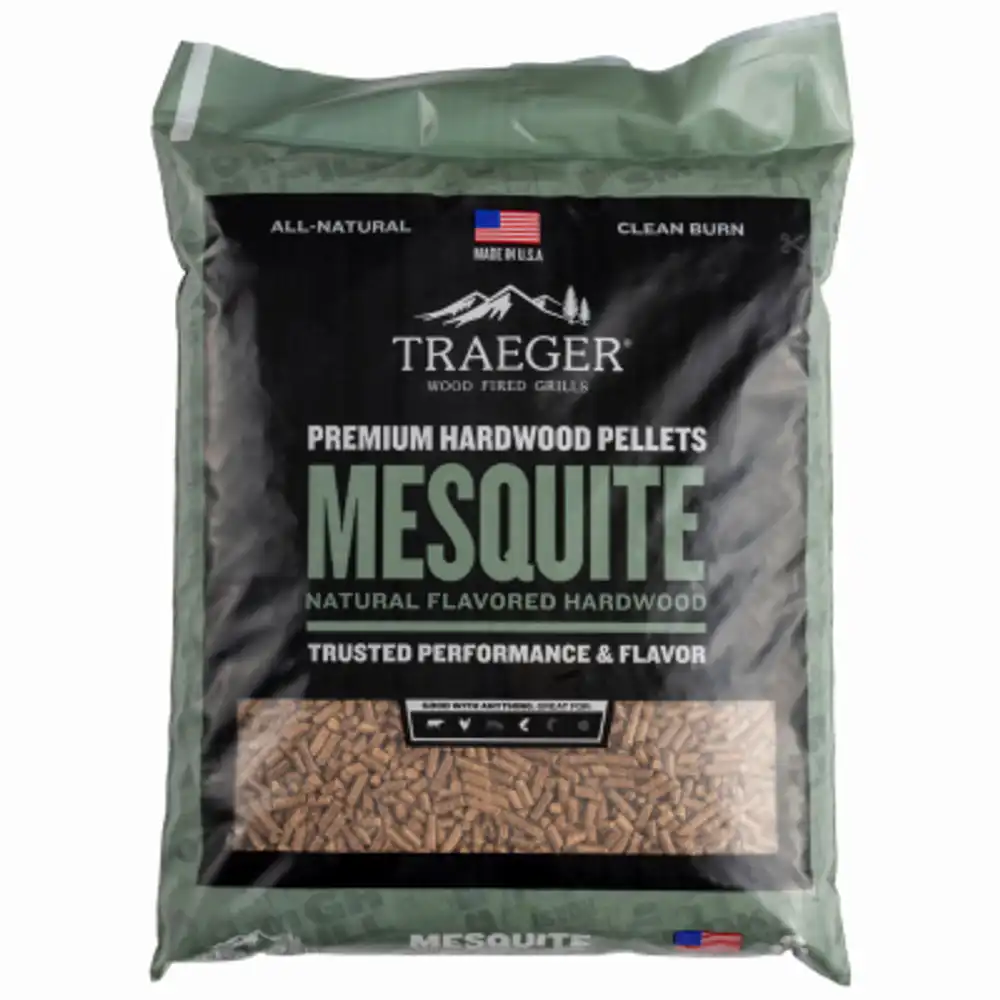 mesquite bbq pellets, hardwood, 20 lb.