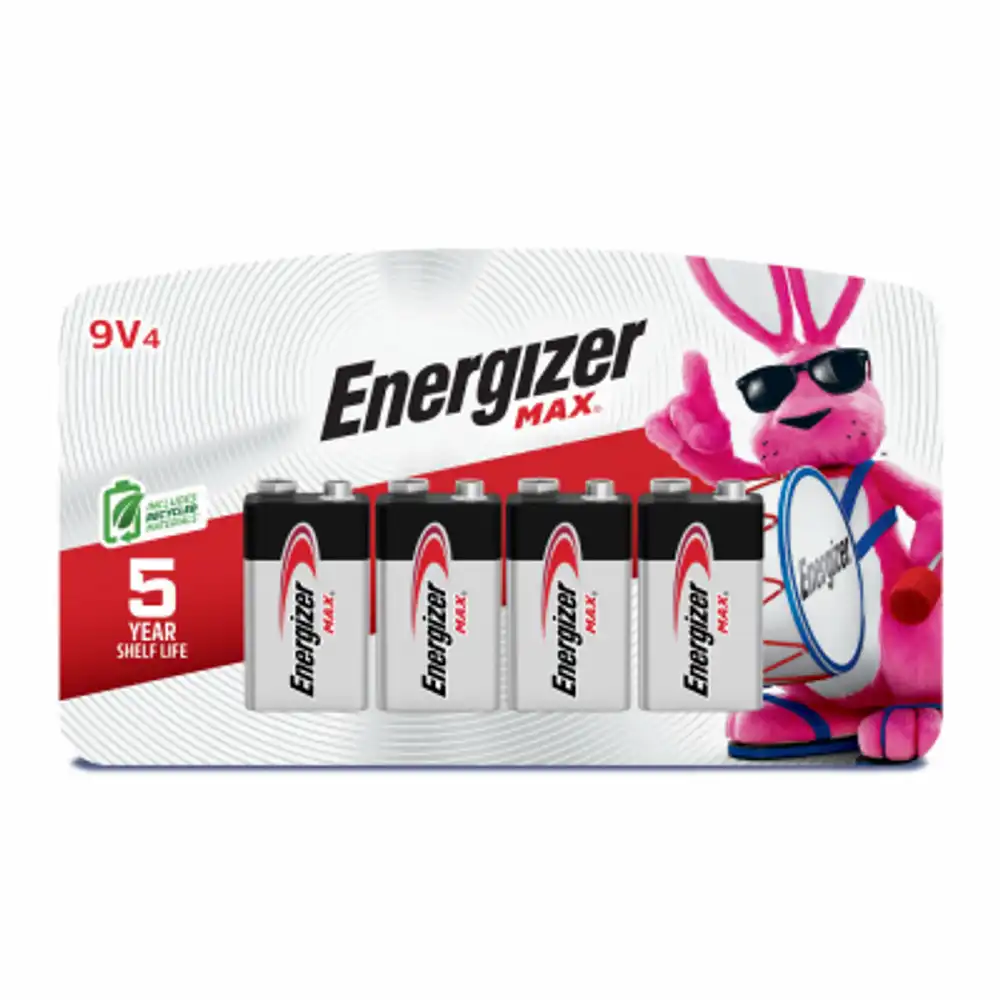 max 9v batteries, 9 volt alkaline batteries, 4-pack
