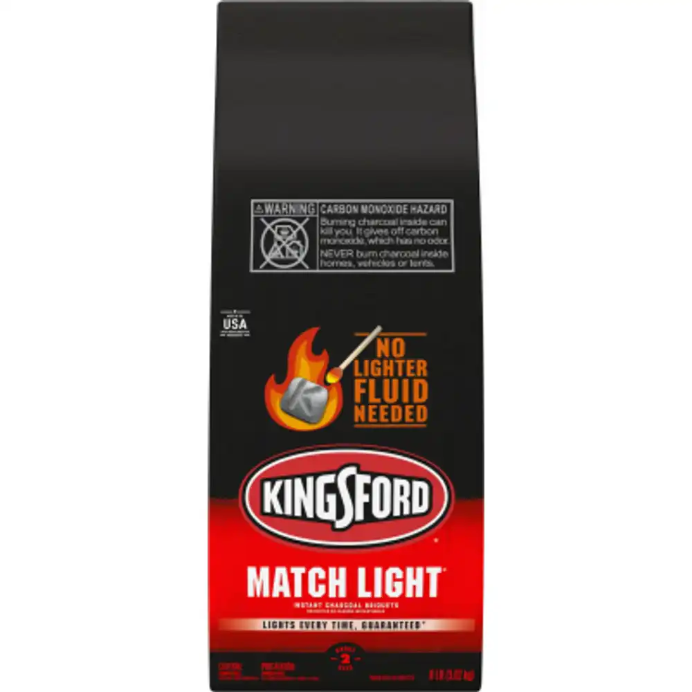 match light charcoal briquettes, 8 lb.