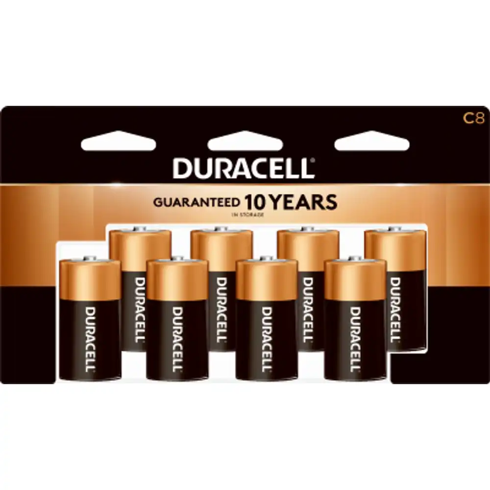 alkaline batteries, c, 8-pk.