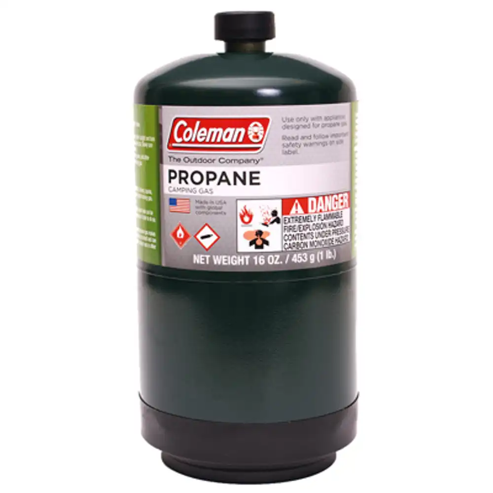 propane camping cylinder, 16-oz.