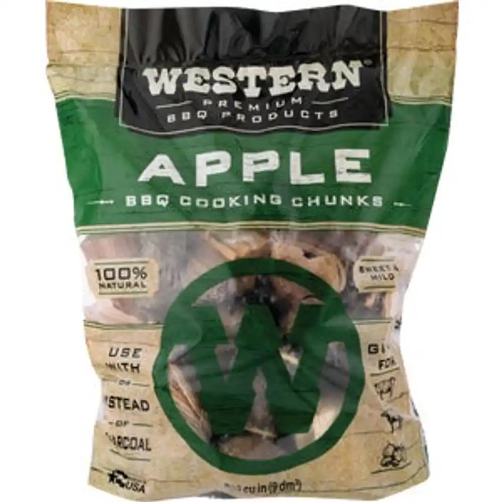 western 500 cu. in. apple wood smoking chunks