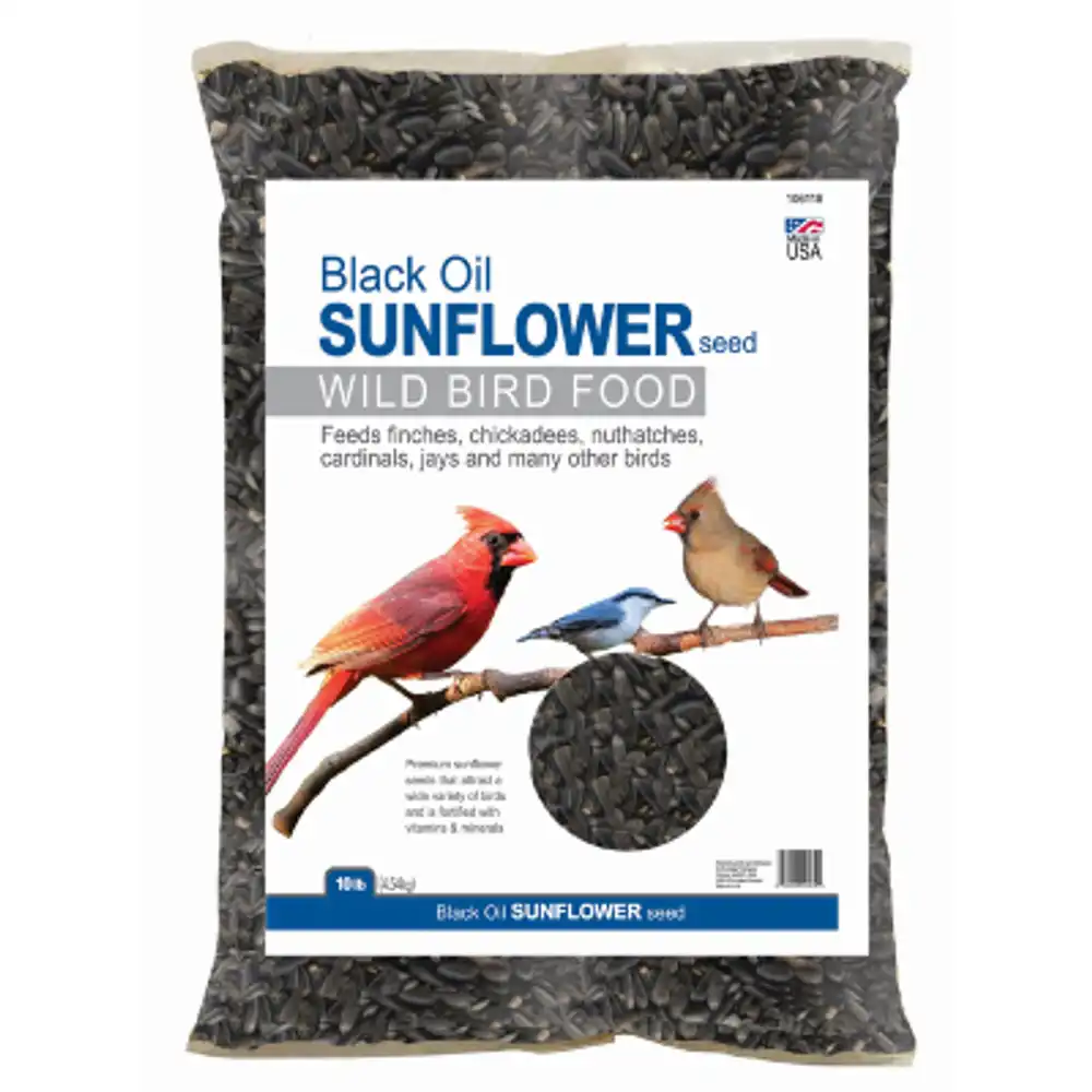 black sunflower bird seed, 10 lb.