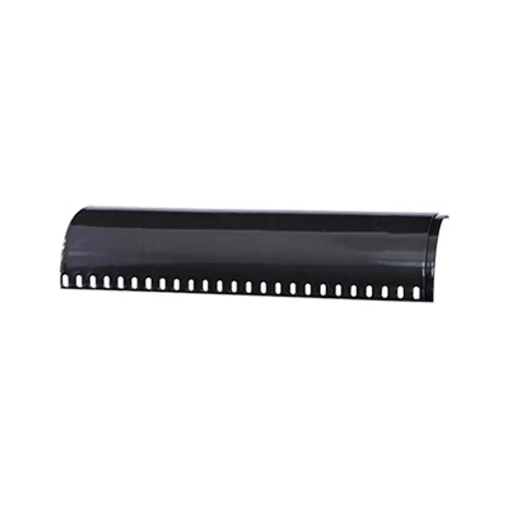 tube burner heat shield, universal, porcelain-coated