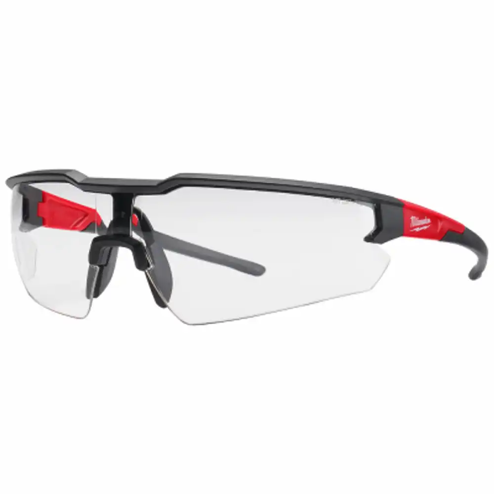safety glasses, clear anti-scratch lenses