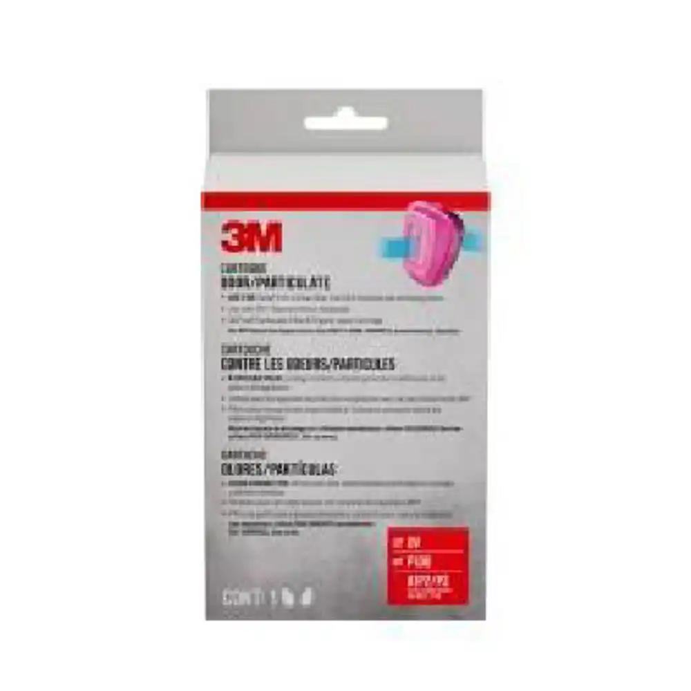 odor/particulate respirator replacement cartridge