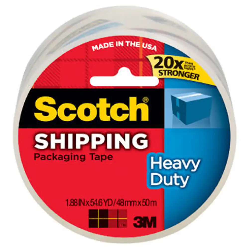 high-performance packing tape, clear, 1.88 in. x 54.6 yds.