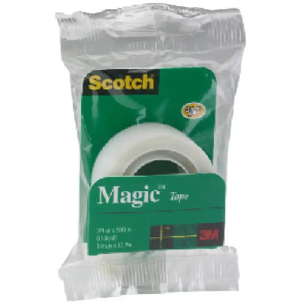 magic transparent tape refill roll, 3/4 x 500-in.