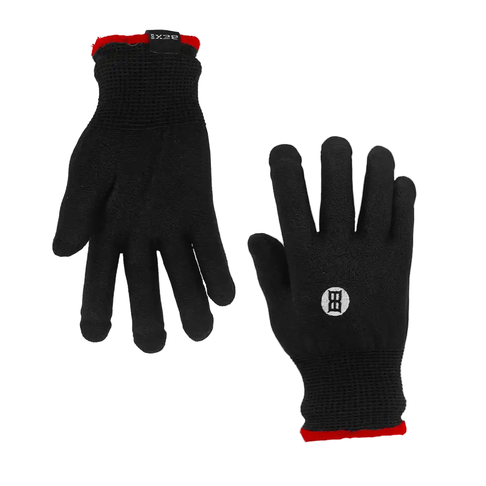 gant 3-pack roper glove - black