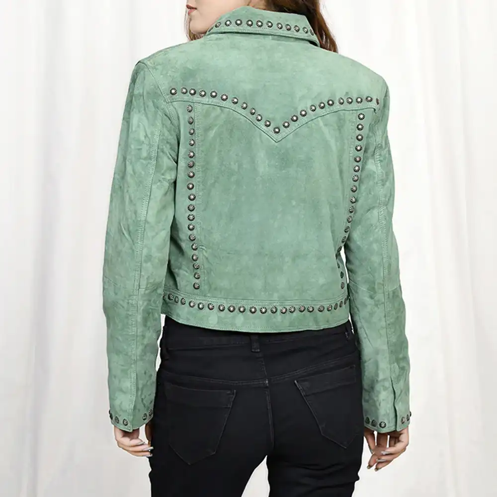 genuine leather women shirt jacket dress