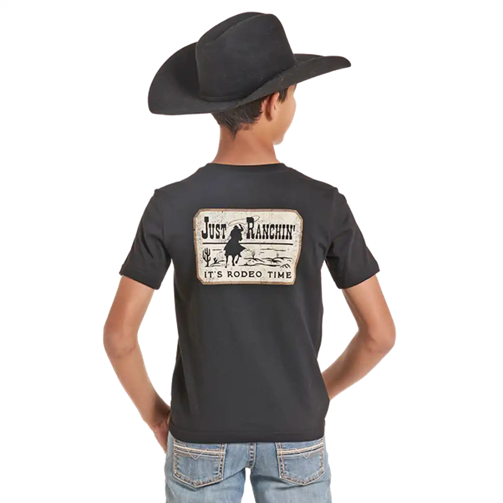 dale ol son graphic tee - black