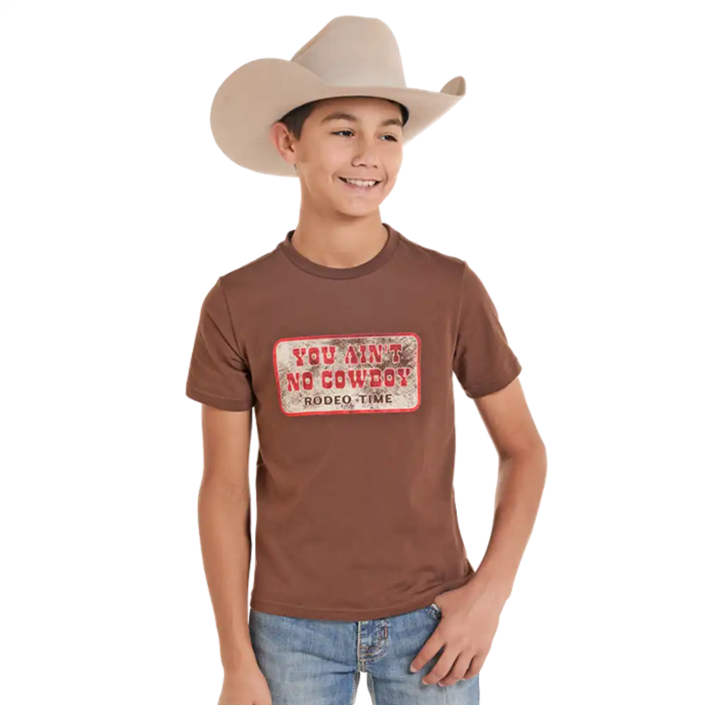 dale graphic tee - brown