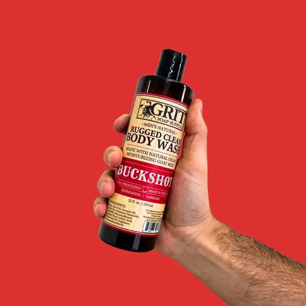 buckshot goat milk body wash – 12oz.