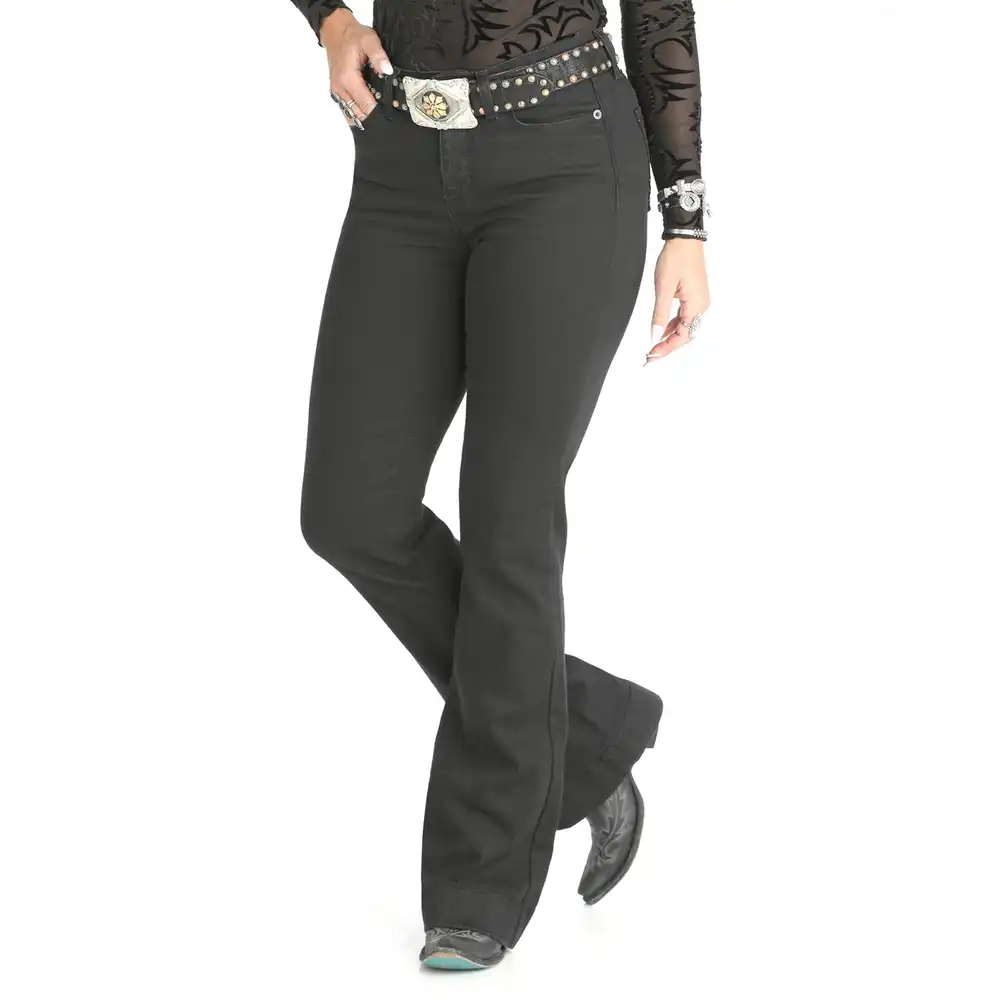 moderate rise women's trouser jeans - mila