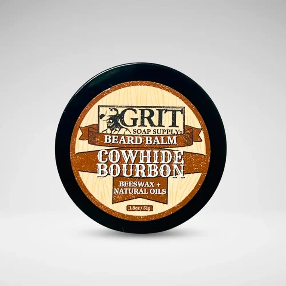cowhide & bourbon beard balm