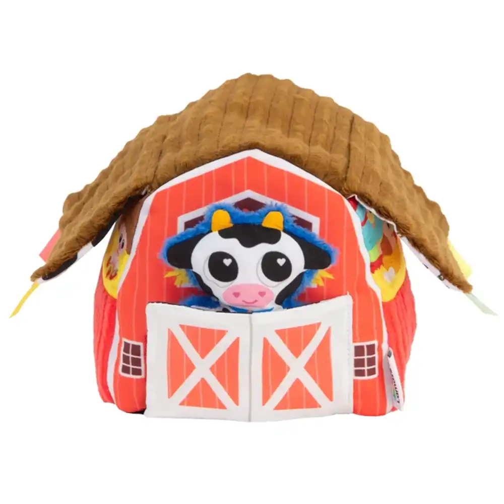 lamaze peek-a-moo friendly barn™ developmental toy