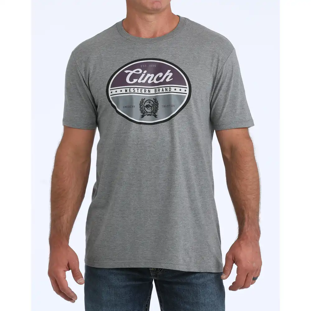 cinch tee shirt - blue