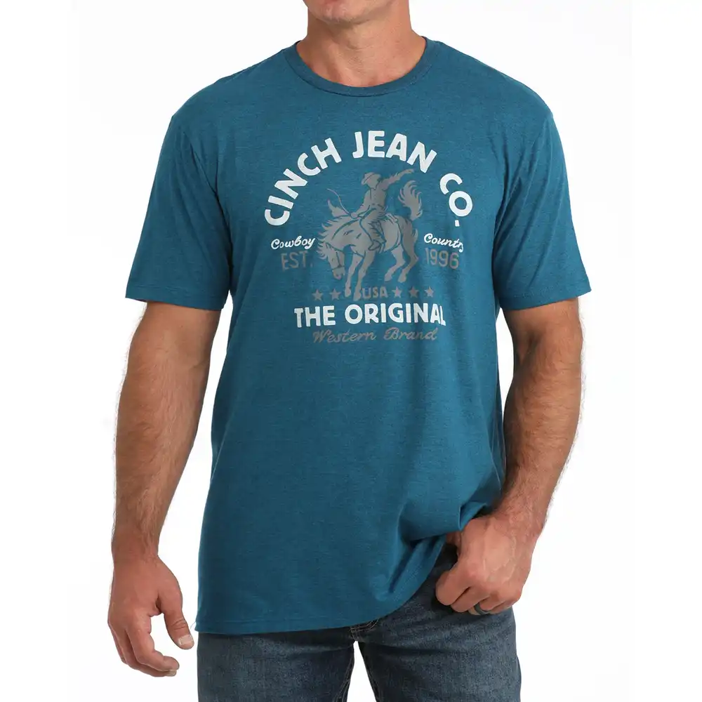 cinch tee shirt - grey