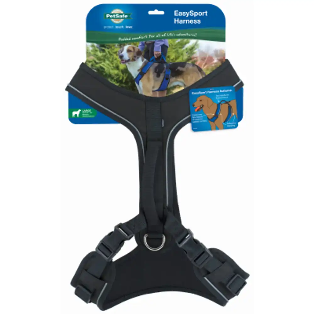 petsafe easysport black dog harness