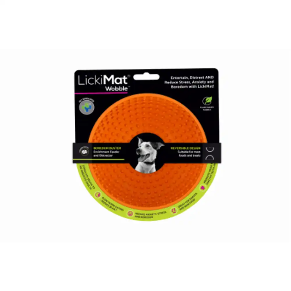 wobble dog b owl, orange