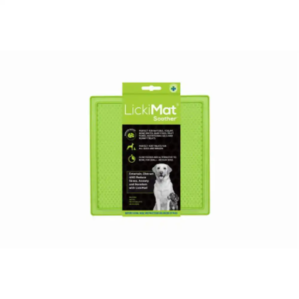 soother dog feeder, green
