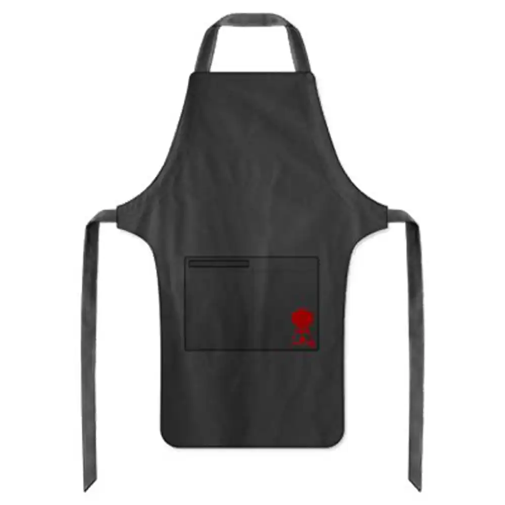 bbq apron, black
