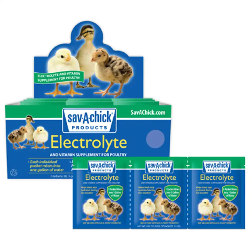poultry electrolyte & vitamin supplement, .25-oz.