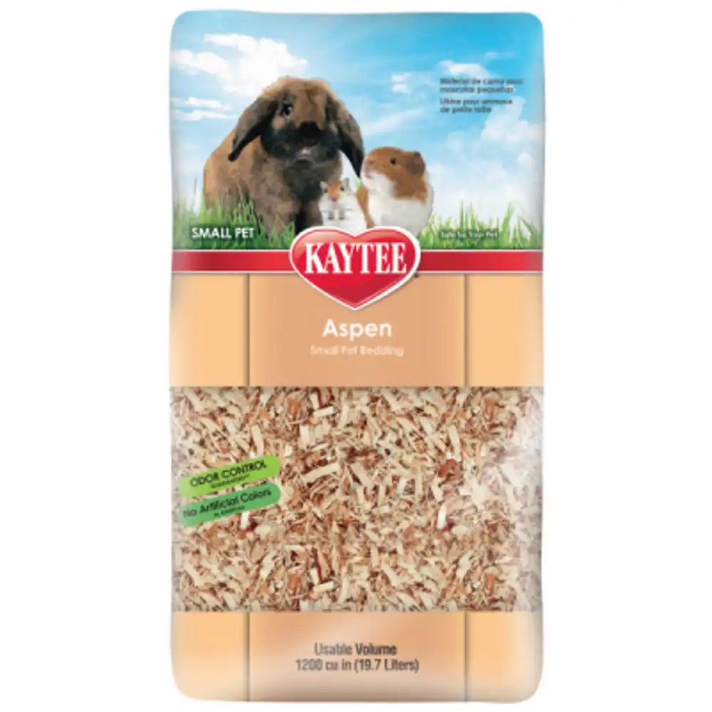 aspen small pet bedding, 1200 cu. in.