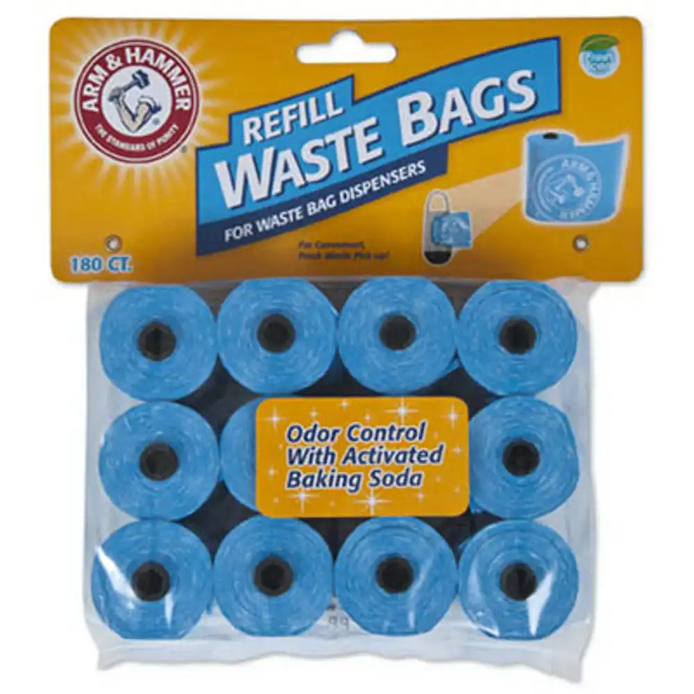pet waste refill bags, for dispenser, 180-ct.