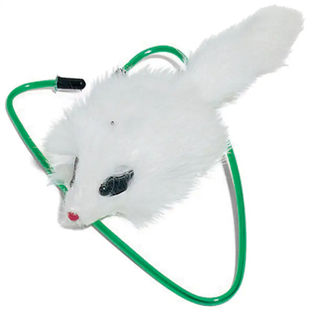 a-door-able bouncing mouse cat toy