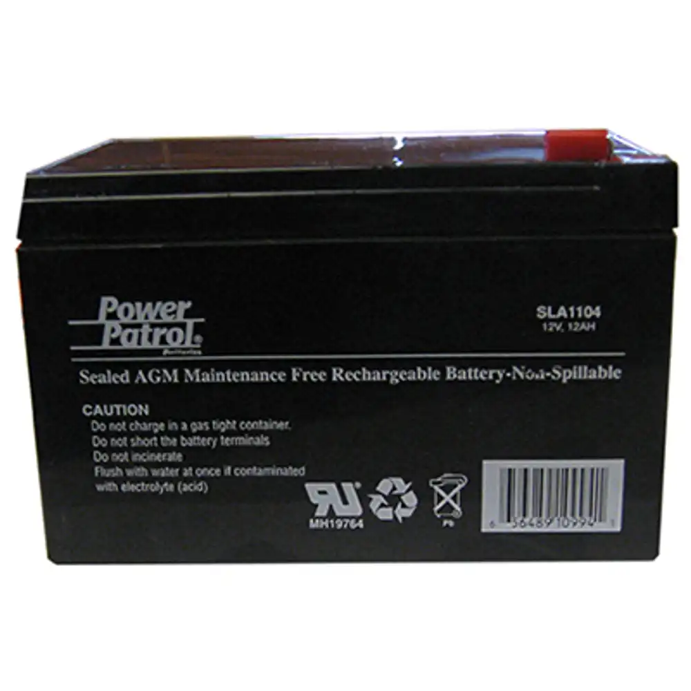 electric fence battery, s50, 12-volt, 12-amp