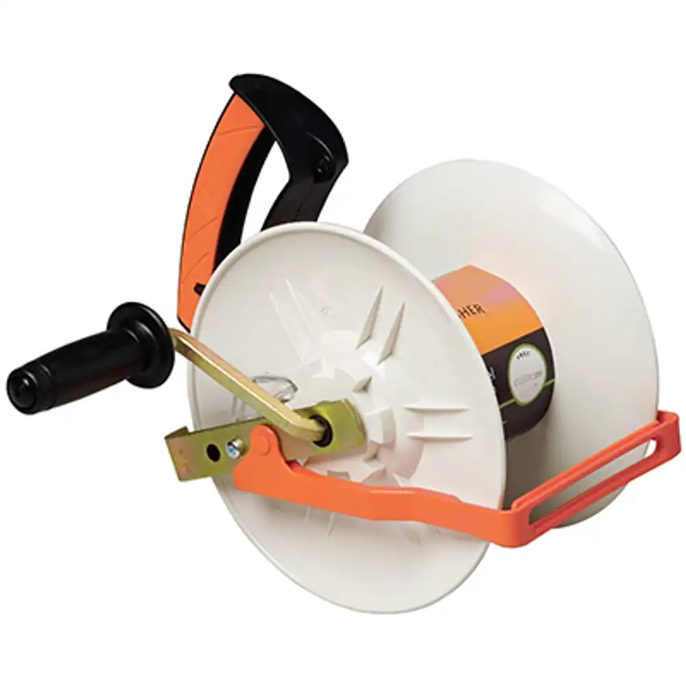 electric fence geared reel, medium