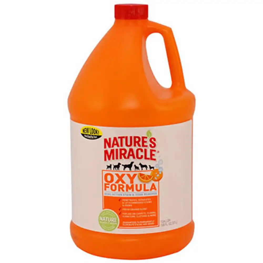 stain & odor remover, orange oxy, 1-gal.
