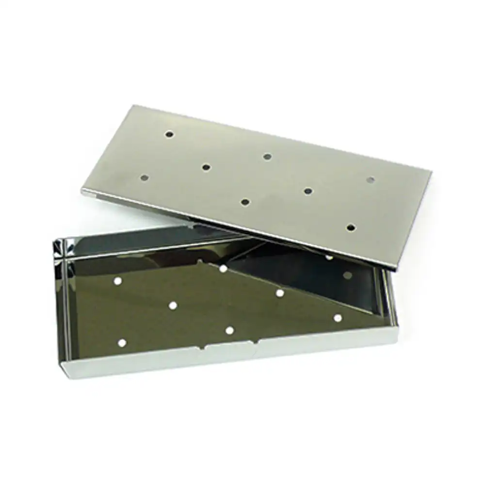 bbq smoker box with lid,stainless steel