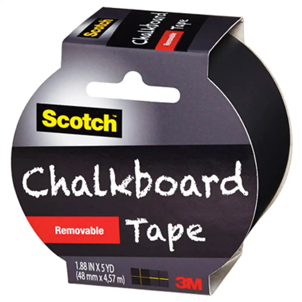 chalkboard tape, 1.88-in. x 5-yds.